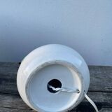 White foliage ceramic lamp