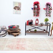 3x12 Soft Vintage Runner Rug 378x88Cm