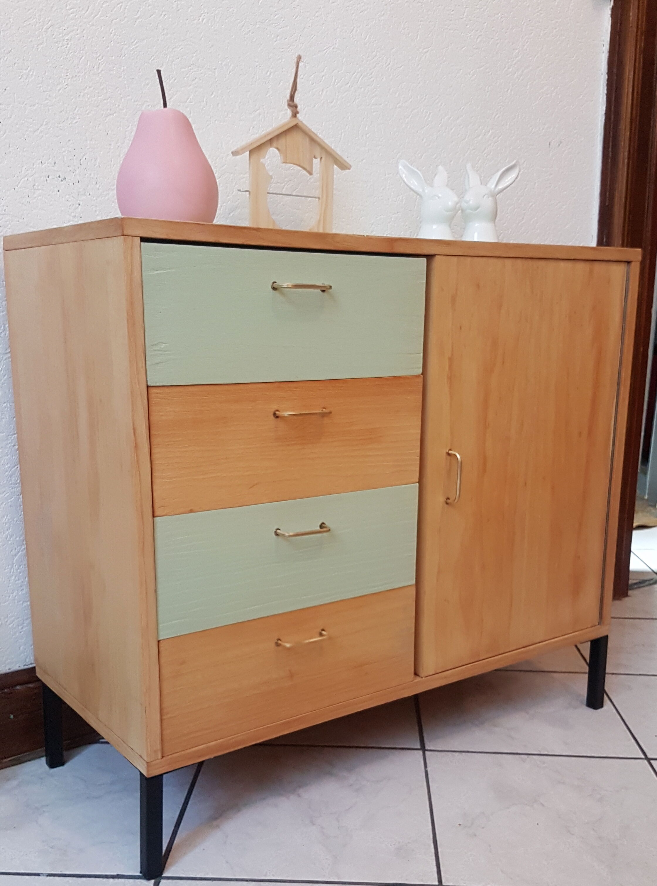 Old small vintage buffet 1960