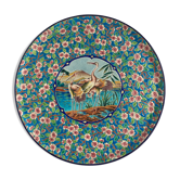 Longwy enamelled dish