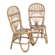 Paire de chaises en rotin