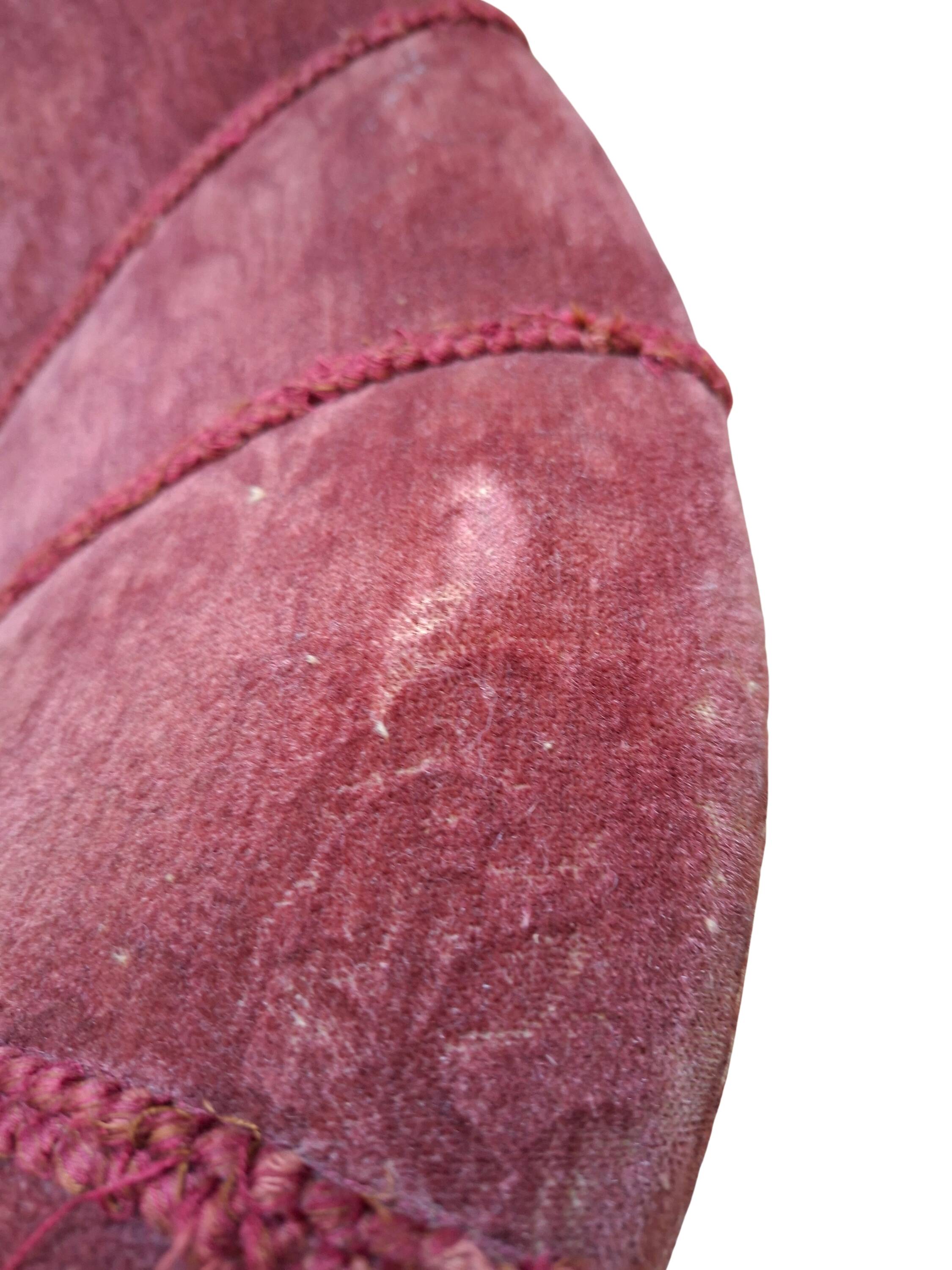 Elegante Coppia di Poltrone Vintage Anni '60 in Rovere e Velluto Damascato