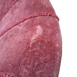 Elegante Coppia di Poltrone Vintage Anni '60 in Rovere e Velluto Damascato