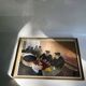 Oil on canvas under glass, "The Players" 1950