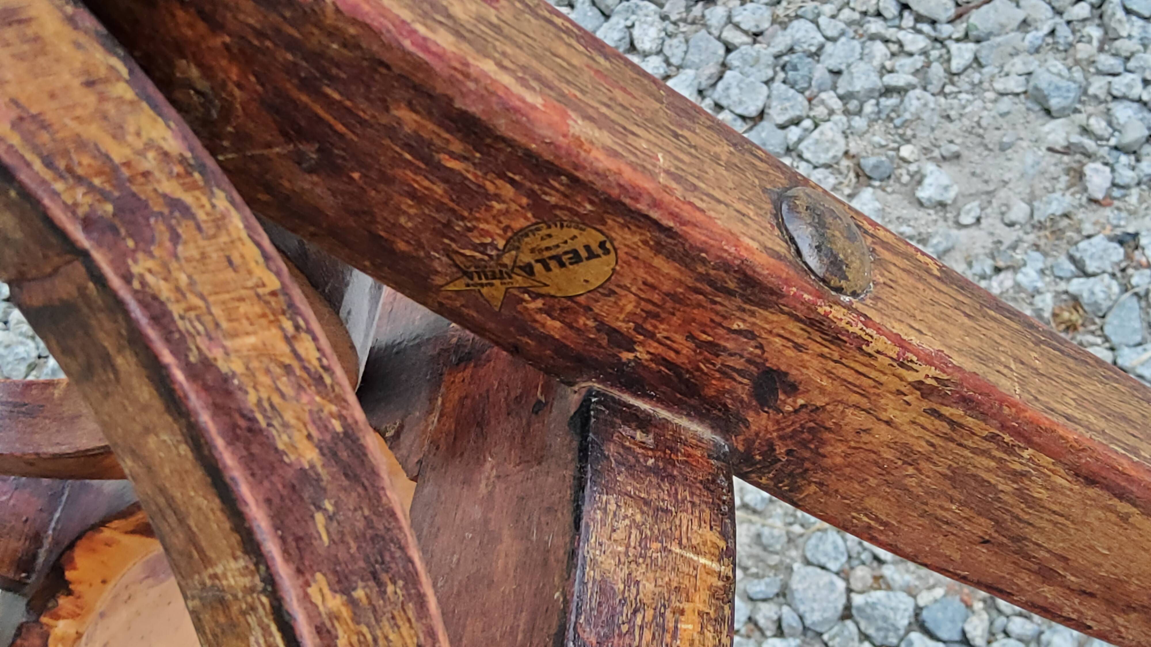 Set of 5 Stella bistro chairs from the 50s