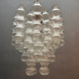 Murano Glass Bubble Chandeliers, Italy, 1980s – Set of 2