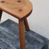 Tripod brutalist stool