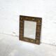 Vintage hand-painted wooden mirror