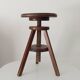 Tabouret de peintre vintage en bois massif