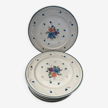 Assiettes plate provencial bouquet