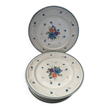 Assiettes plate provencial bouquet