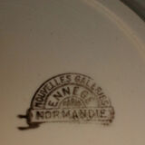 Vintage plate Nouvelles Galeries Ennegé Normandy