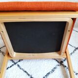 Pair of wooden Ikea armchairs