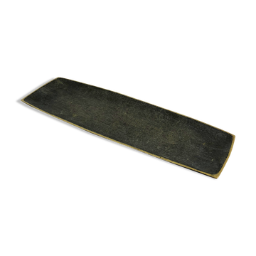 Heavy Large Brass Shell Plate Desk Element Hagenauer Era, Austria, 1950s