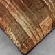 Art Deco walnut stool with original velvet upholstery, Italy 1920s