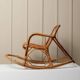 Vintage bamboo rocking chair for children - Bohemian chair - Mid-Century design - Italy 1970s