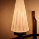 Antique gold two-light wall light