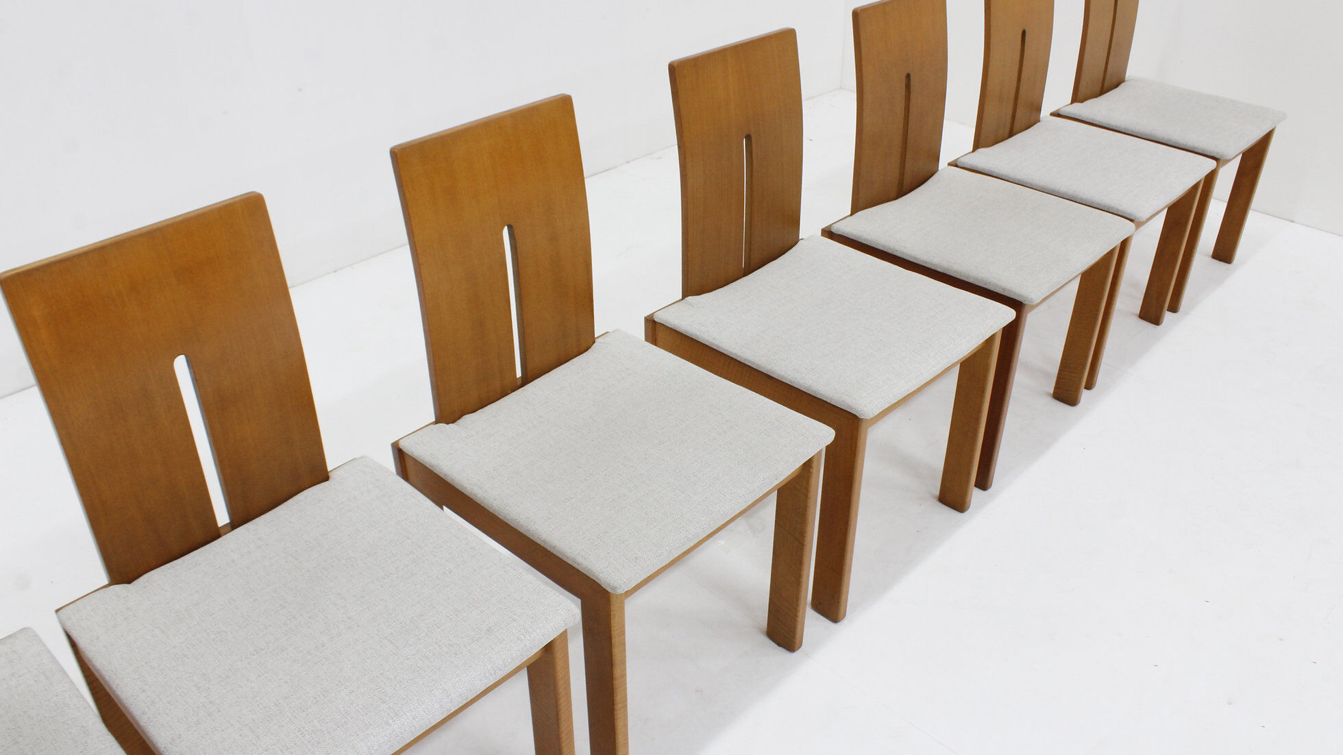 Vintage Italian dining room chairs set of 8