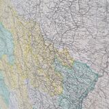 Large map of France by Dufour