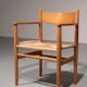 Dining chairs oak and new papercord by Hans J. Wegner for Carl Hansen CH37