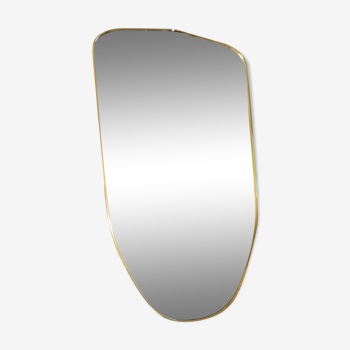Asymmetrical free-form mirror vintage mirror