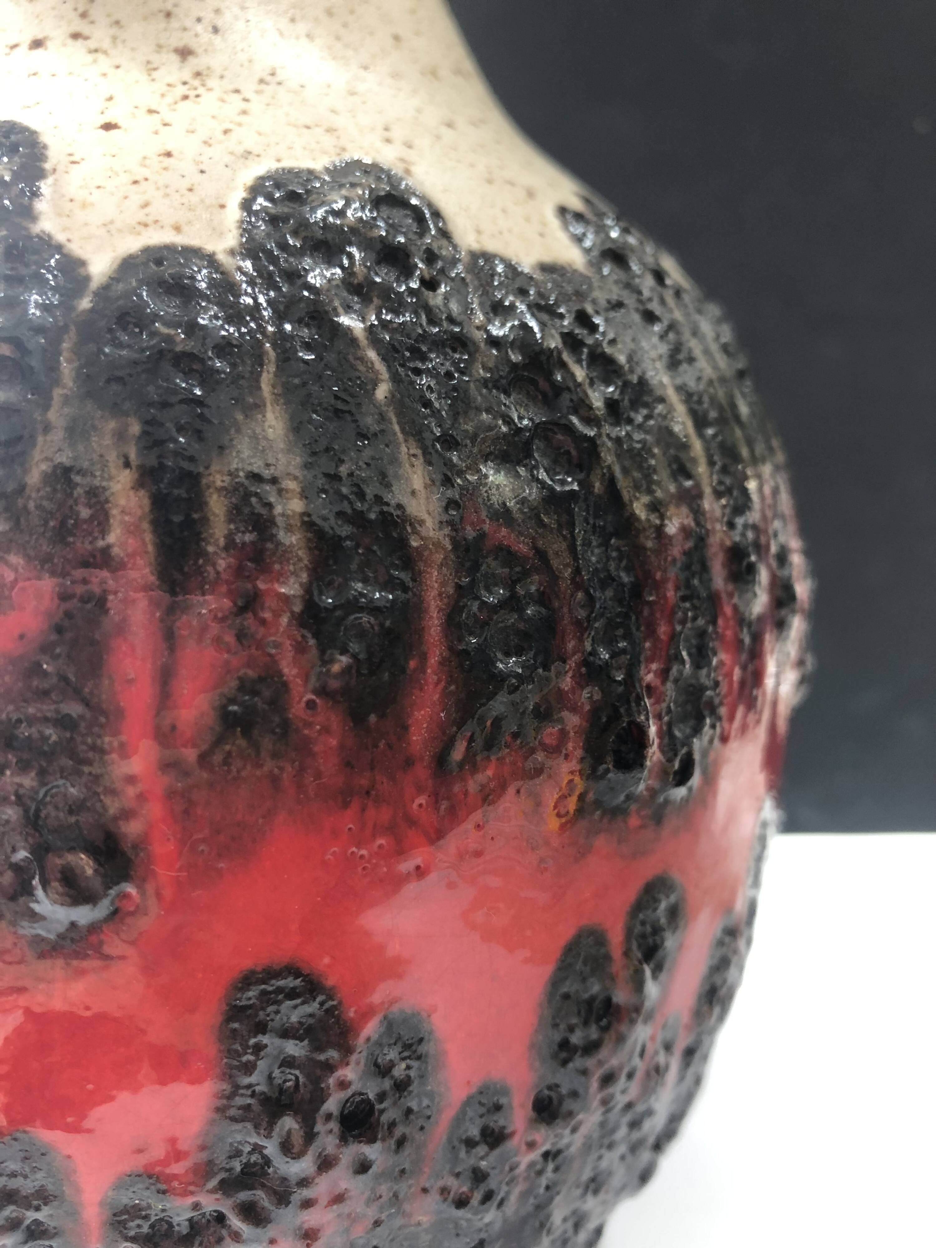 Vase fatlava Bay Keramik West Germany
