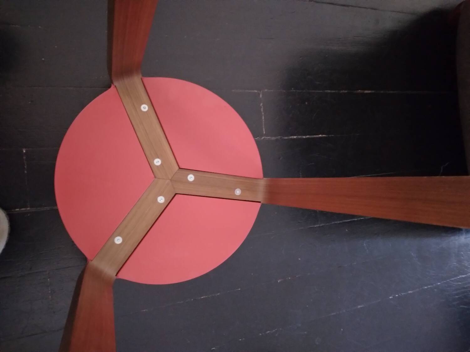 Normann Copenhagen walnut stool