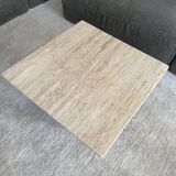 Travertine coffee table