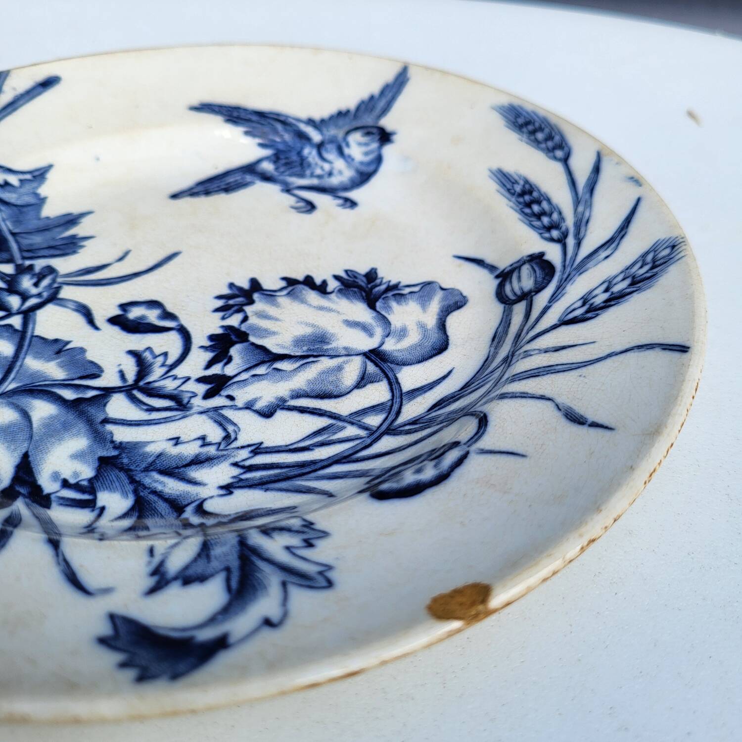 BFK Flora & Vögel Ironstone Plate