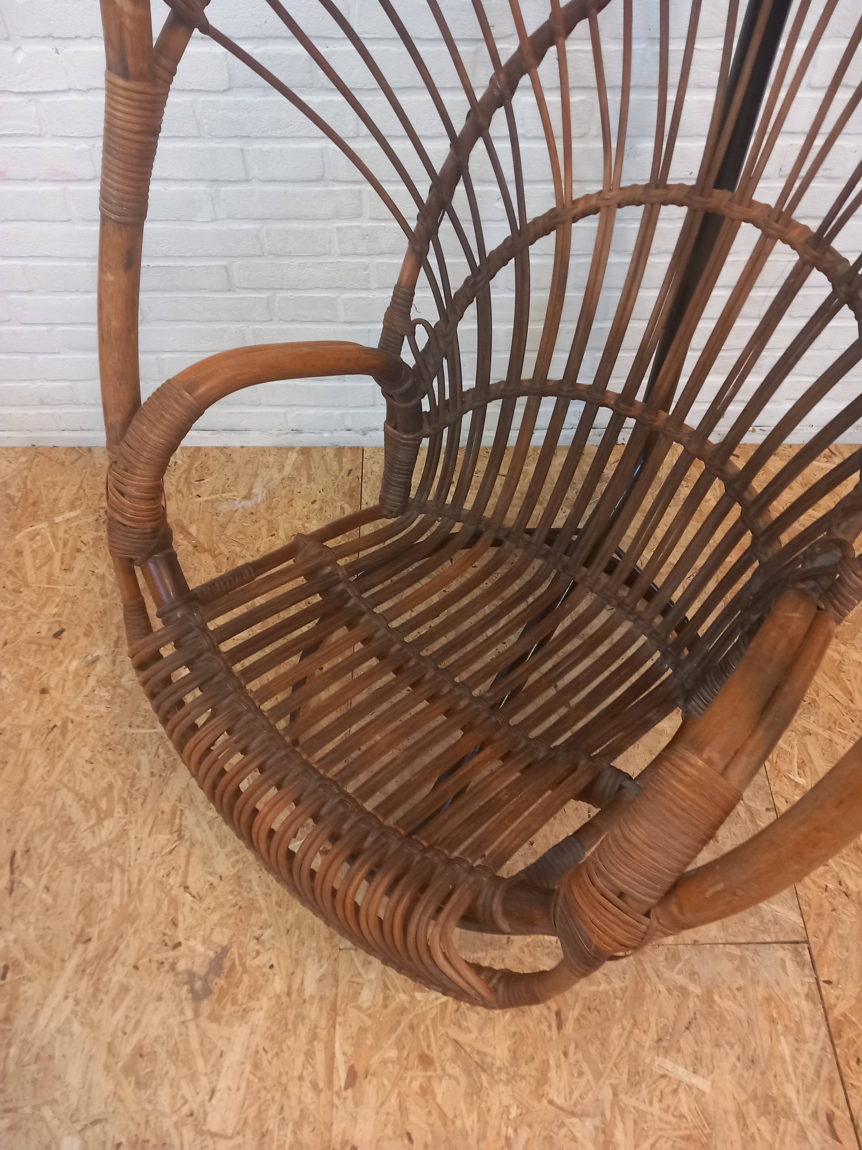 Rohé rattan  chaise basculante