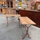 Paire de tables de bistrot début XXème