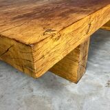 Brutalist Japandi Wabi Sabi coffee table