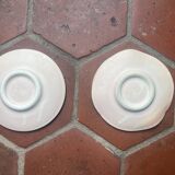 2 small Vallauris plates signed by Fonck and Mateo.