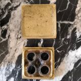 Ultima ashtray in gold-plated brass designed by Holger Bäckström & Bo Ljungberg.