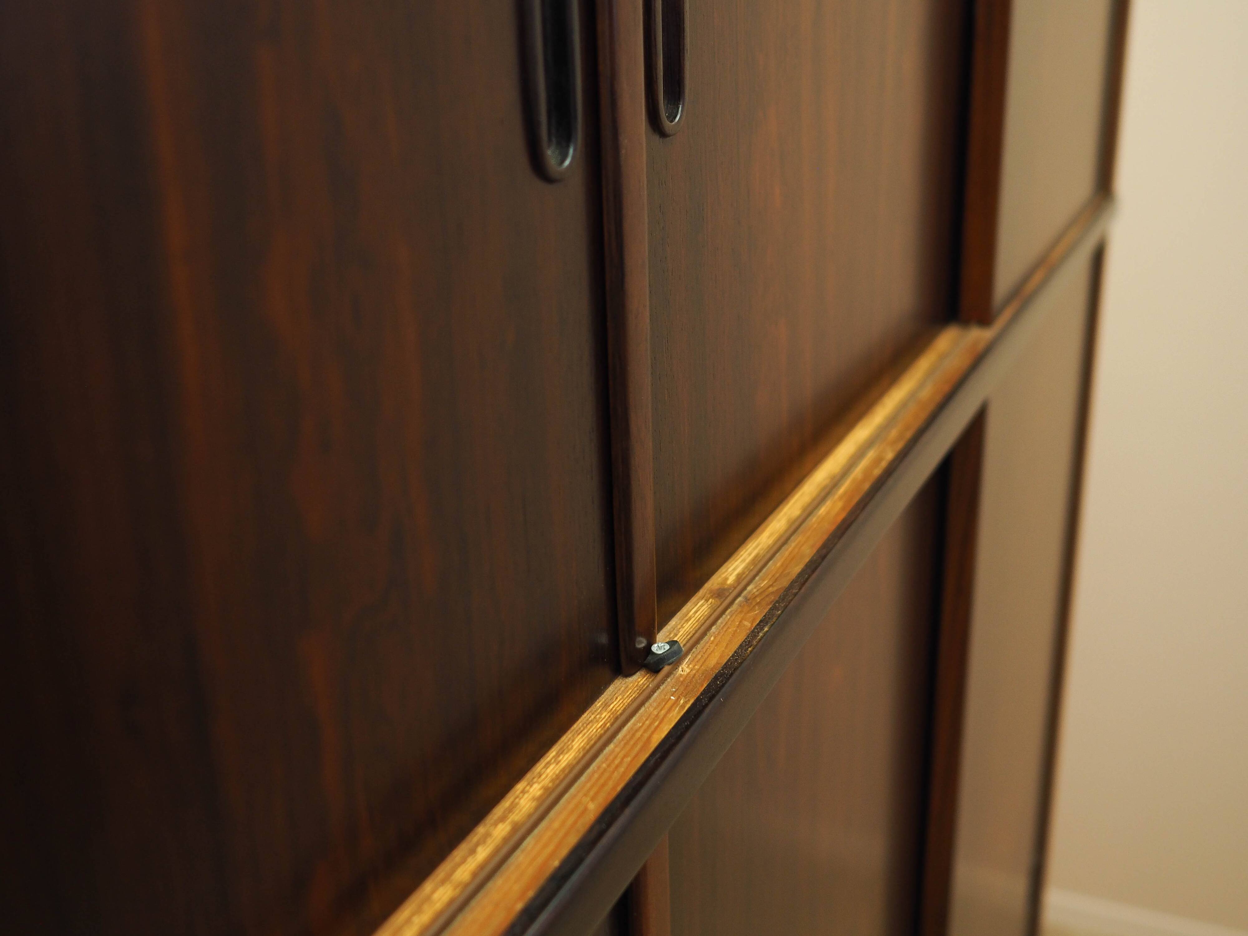 Rosewood wardrobe, Danish design, 1970s, made in Denmark