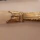 Paper cut in its vermeiled silver and ivory box