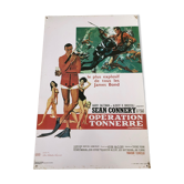 Metal plate James Bond movie "Operation Thunder" In its juice.