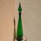 Large Italian bottle green empoli twisted