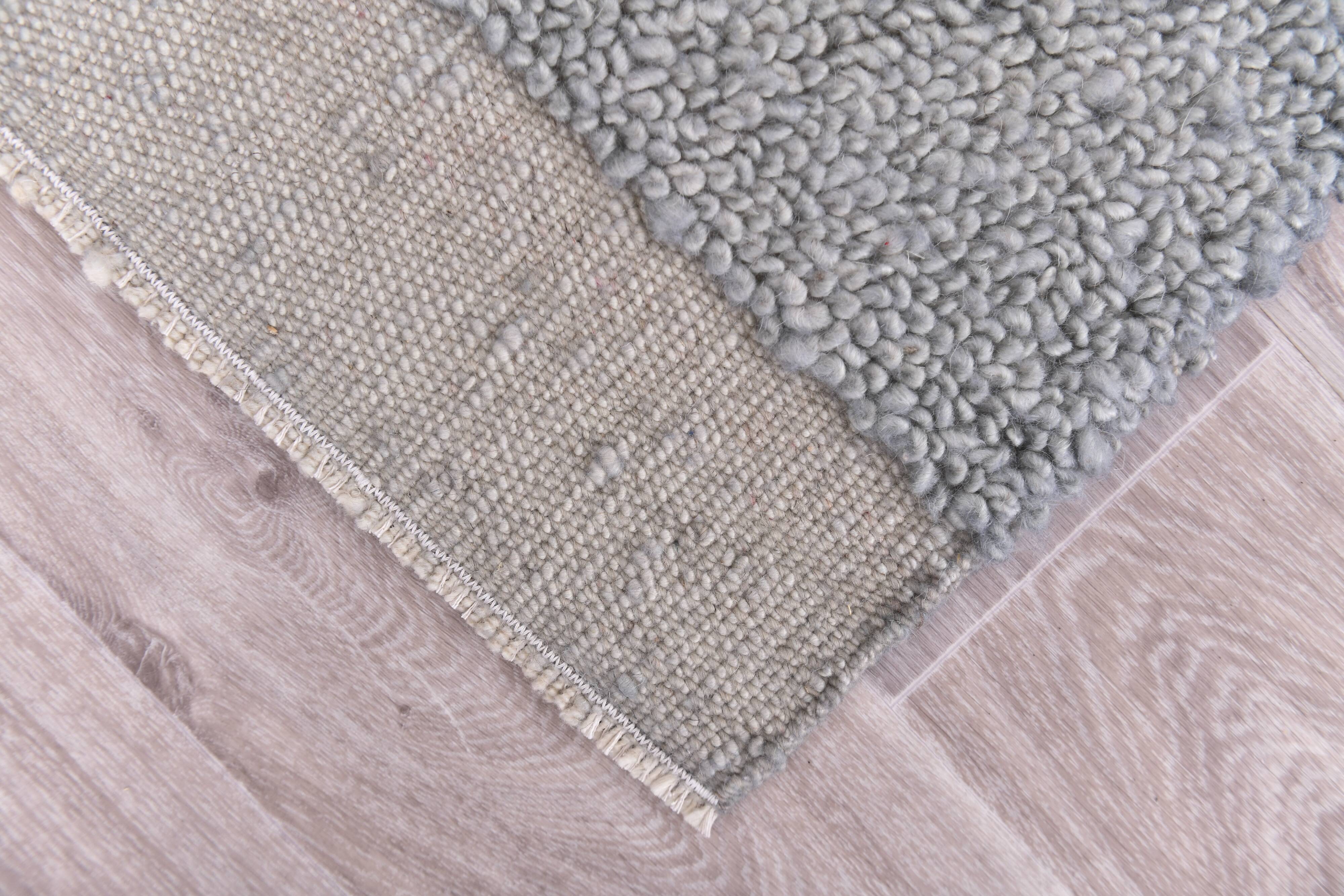 2x7 Light Blue Moroccan Runner Rug 67x218Cm SK 240767