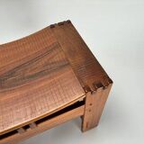 Wooden Stools attributed to Giuseppe Rivadossi for Officina Rivadossi, Italy, 1970s, Set of 2