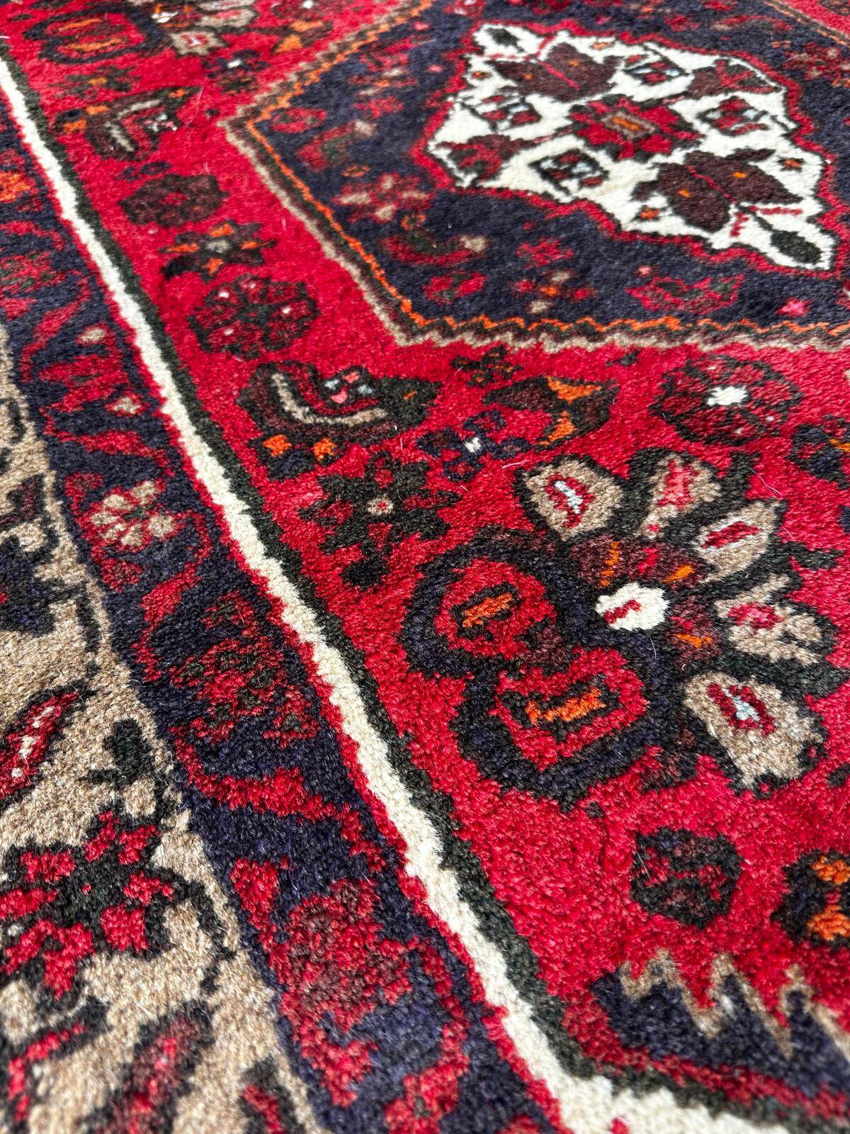 Handmade Persian Hamadan rug 100cm x 160cm