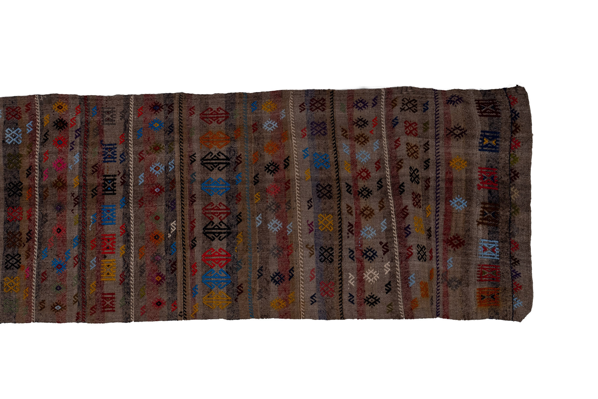 Turkish jajim kilim runner 98 x 282 cm