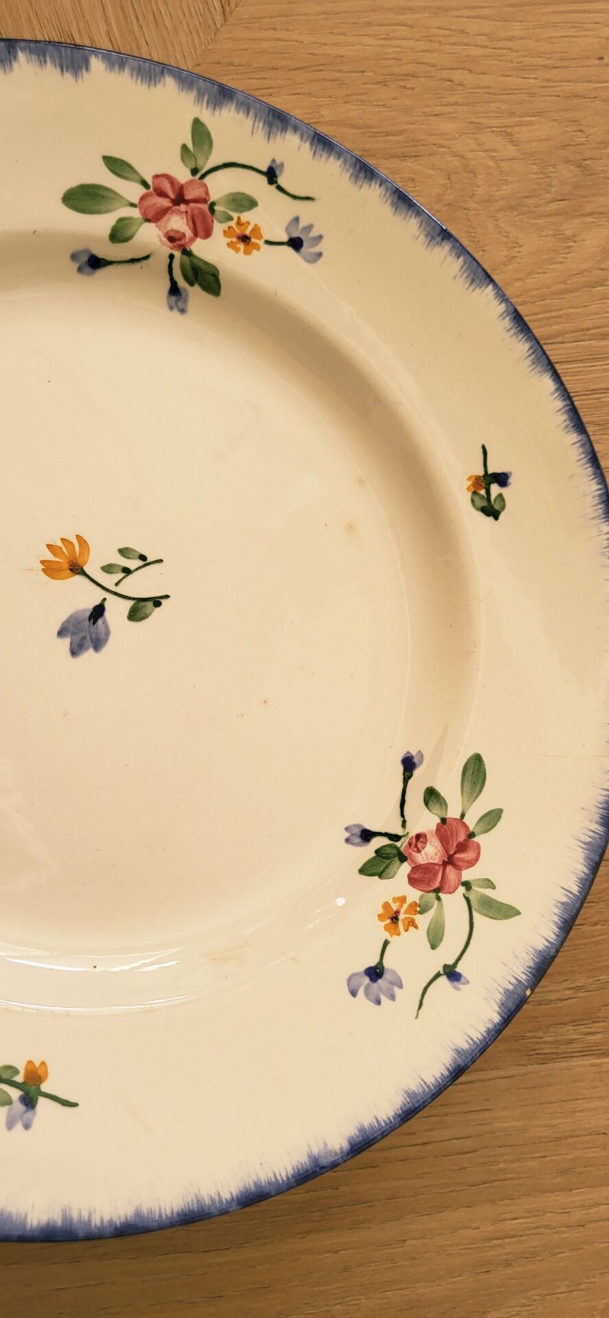 Serving dish Sarreguemines and Digoin