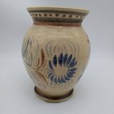 Vase Henriot Quimper . HR .A décor floral .
