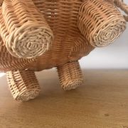 Panier éléphant en rotin