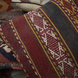 Geometric Cushion Cover Tribal Wool Scatter Pillow