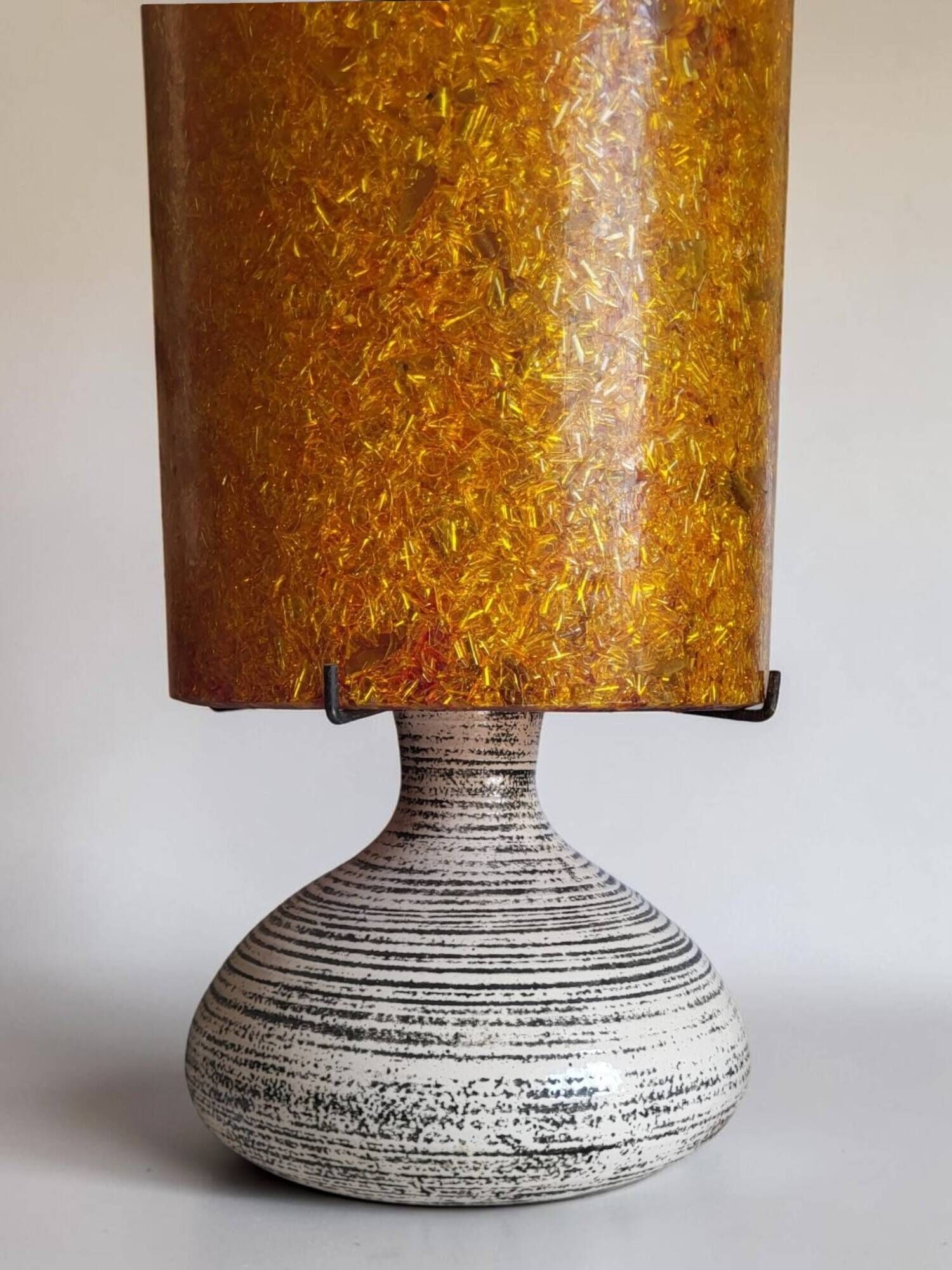 Ceramic lamp Accolay, France, 1970s