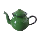 Enamelled teapot