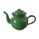 Enamelled teapot