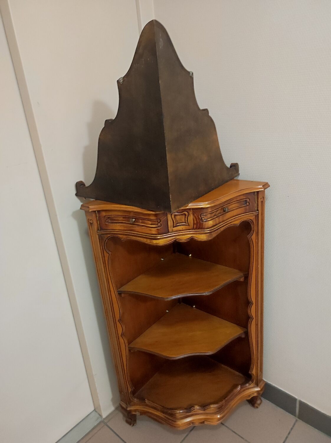 Antique corner cabinet